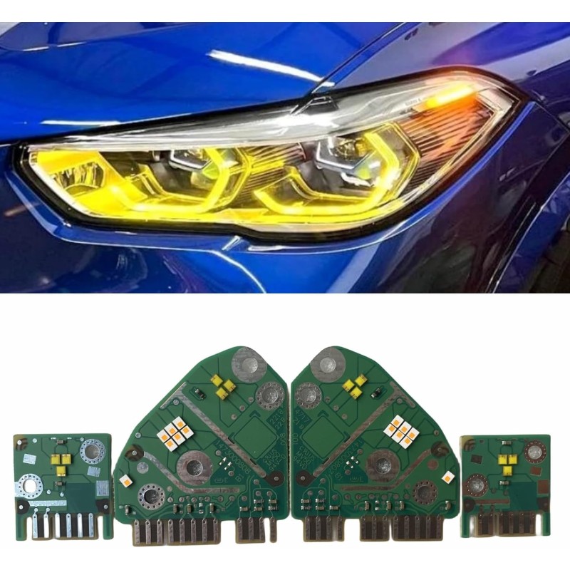 Led Module Yellow Headlight BMW Series X5 X6 G05 G06 Daytime Running Light DRL 63119477986 63119477989 63119477990