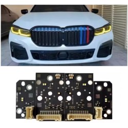 Led Modulo Giallo Faro BMW Serie G11 G12 LCI Luce Di Marcia Diurna DRL