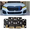 Led Modulo Giallo Faro BMW Serie G11 G12 LCI Luce Di Marcia Diurna DRL