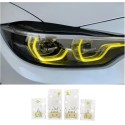 Led Modulo Giallo Faro BMW Serie 4 F36 F32 F82 F80 F33 LCI Luce Di Marcia Diurna DRL