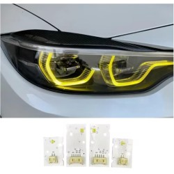 Led Modulo Giallo Faro BMW Serie 4 F36 F32 F82 F80 F33 LCI Luce Di Marcia Diurna DRL