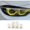 Led Modulo Giallo Faro BMW Serie 4 F36 F32 F82 F80 F33 LCI Luce Di Marcia Diurna DRL