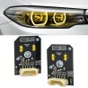 Led Modulo Giallo Faro BMW Serie 5 G30 G38 Luce Di Marcia Diurna DRL