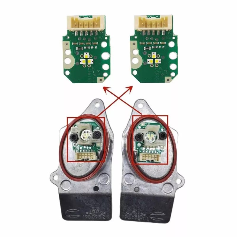 How to install LED Module Audi A8 S8 4H D4 Right Xenon Headlight Daytime Running Lights DRL 4H0941476