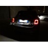 LED FIAT 500X license plate lights ceiling light