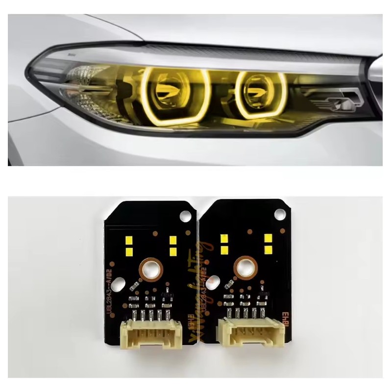 LED Module Yellow Headlight BMW 5 Series G30 G31 G38 Daytime Running Light DRL 63117214934