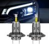H7 6000k LED Bulbs for Short Lenticular Canbus Same Size as Original REVOLUTION