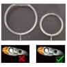 Fibra Ottica Policarbonato DRL BMW X5 E70 LCI Ricambio Faro Xenon Led Acrylic Tube Guide Strip Light