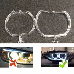 Fiber Optic Polycarbonate Left DRL BMW 3 Series F30 Replacement Headlight Xenon LED Acrylic Tube Guide Strip Light