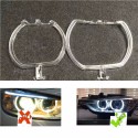Fibra Ottica Policarbonato Sinistro DRL BMW Serie 3 F30 Ricambio Faro Xenon Led Acrylic Tube Guide Strip Light