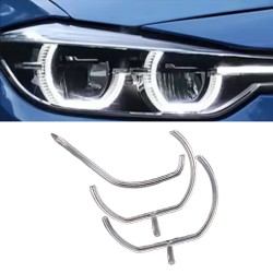 Fiber Optic Polycarbonate Right DRL BMW 3 Series F30 LCI F36 Replacement Headlight Xenon LED Acrylic Tube Guide Strip Light