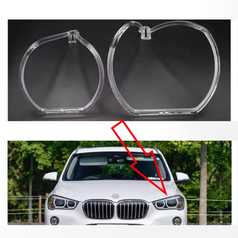 Fiber Optic Polycarbonate Left DRL BMW X1 Series F48 F49 Xenon Replacement Headlight Xenon LED Acrylic Tube Guide Strip Light