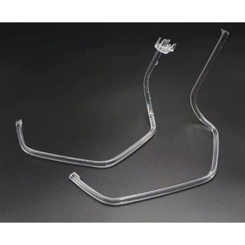 Fiber Optic Polycarbonate Rings Right DRL BMW X1 Series F48 F49 LCI Replacement Headlight LED Acrylic Tube Guide Strip Light
