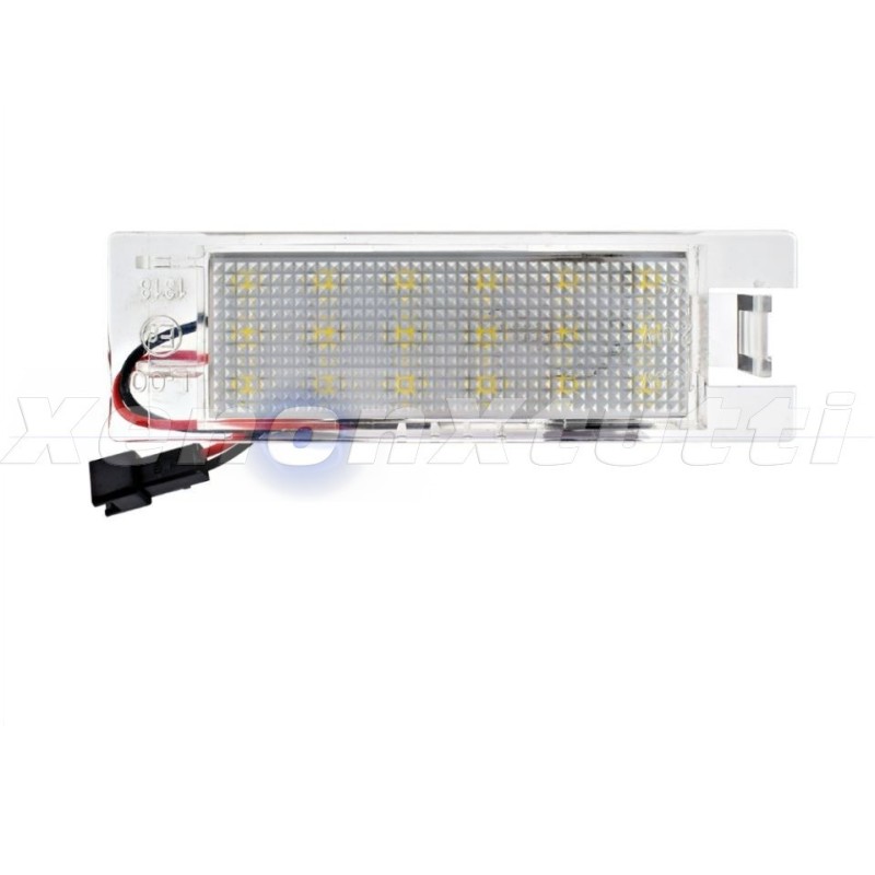 PAR DE PLAFONES LED LUCES DE MATRÍCULA 18 LED ALFA 159 6000K