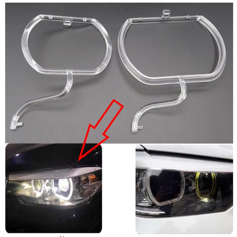 Fiber Optic Polycarbonate Left DRL BMW 5 Series G30 Replacement Headlight LED Acrylic Tube Guide Strip Light