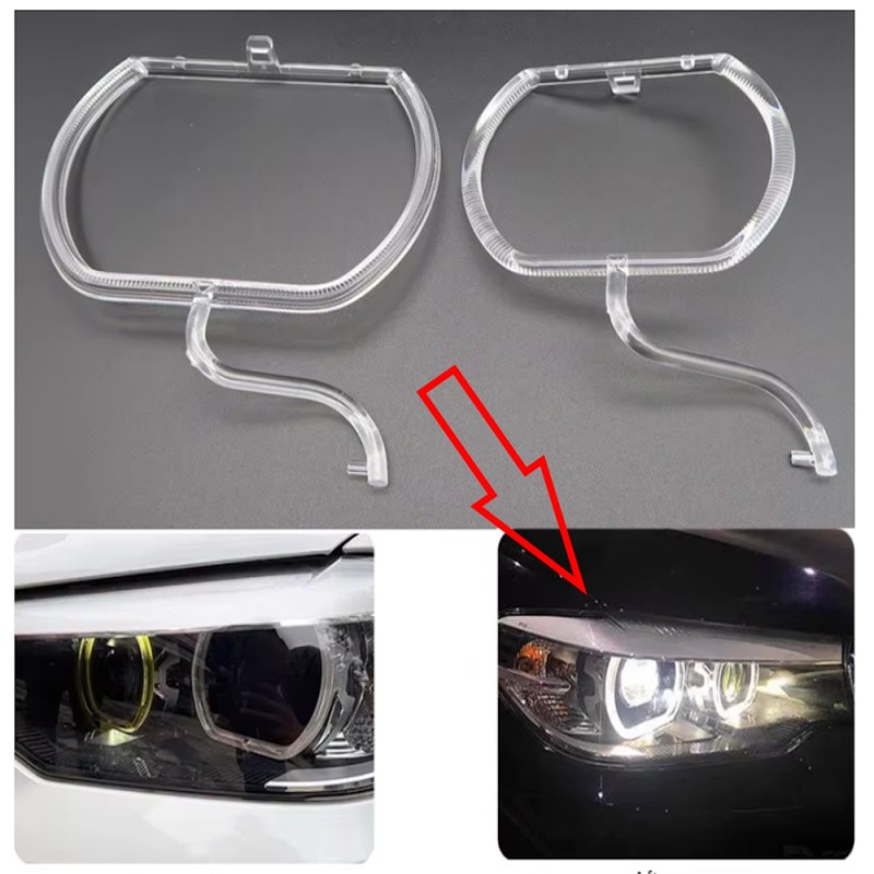 Fiber Optic Polycarbonate Right DRL BMW 5 Series G30 Replacement Headlight LED Acrylic Tube Guide Strip Light