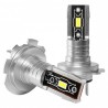 Lampade Led H7 EASY No FAN Stessa Misura Originale 6000K 40W