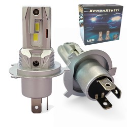 Kit Led H4 e H19 EASY no FAN Ultracompatto Canbus 6000k 40W