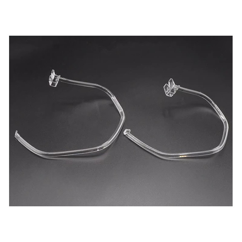 Left Polycarbonate Fiber Optic Ring DRL BMW 1 Series F52 Replacement Headlight LED Acrylic Tube Guide Strip Light
