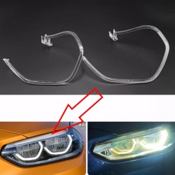 Fiber Optic Polycarbonate Left DRL BMW 1 Series F52 Replacement Headlight LED Acrylic Tube Guide Strip Light