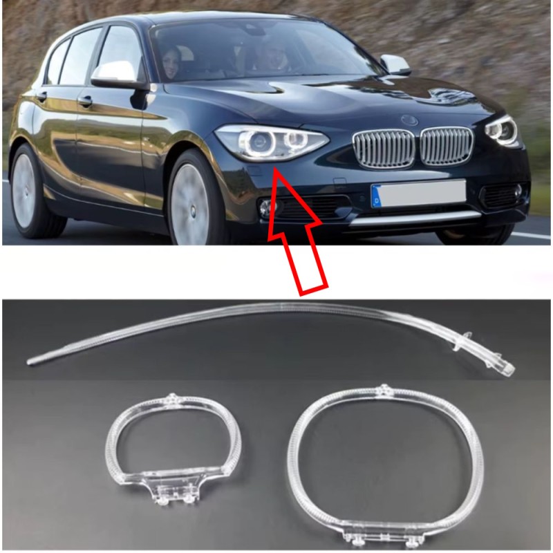 Fiber Optic Polycarbonate Right DRL BMW 1 Series F20 Replacement Headlight LED Acrylic Tube Guide Strip Light
