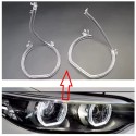 Fiber Optic Polycarbonate Right DRL BMW 2 Series F22 Low Version Replacement Headlight LED Acrylic Tube Guide Strip Light