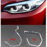 angel Fiber Optic Polycarbonate Left DRL BMW 2 Series F22 M2 Replacement Headlight LED Acrylic Tube Guide Strip Light