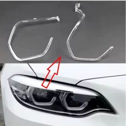 Fiber Optic Polycarbonate Right DRL BMW 2 Series F22 M2 Replacement Headlight LED Acrylic Tube Guide Strip Light