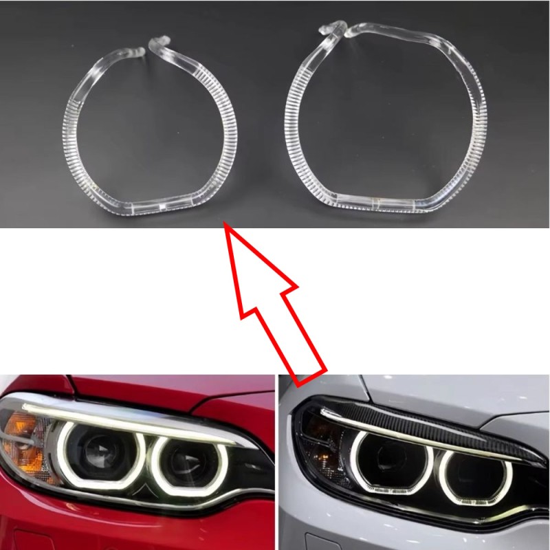 Fiber Optic Polycarbonate Right DRL BMW 2 Series F22 F23 Replacement Headlight LED Acrylic Tube Guide Strip Light
