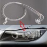 Fiber Optic Polycarbonate Left DRL BMW 3 Series E90 Replacement Headlight LED Acrylic Tube Guide Strip Light
