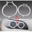 Fiber Optic Polycarbonate Right DRL BMW 5 Series F10 F18 2010-2013 Replacement Headlight LED Acrylic Tube Guide Strip Light