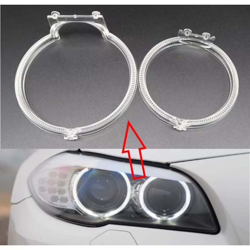 Fiber Optic Polycarbonate Right DRL BMW 5 Series F10 F18 2010-2013 Replacement Headlight LED Acrylic Tube Guide Strip Light