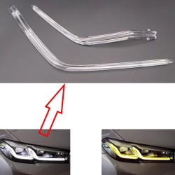 Fibra Ottica Policarbonato Destro DRL BMW Serie 5 G30 G38 Ricambio Faro Led Acrylic Tube Guide Strip Light