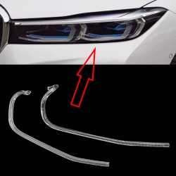 Fibra Ottica Policarbonato Destro DRL BMW Serie 7 G11 G12 Ricambio Faro Led Acrylic Tube Guide Strip Light