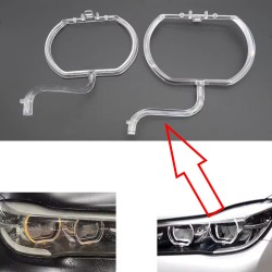 Fibra Ottica Policarbonato Sinistro DRL BMW Serie 7 G11 G12 LOW Ricambio Faro Led Acrylic Tube Guide Strip Light