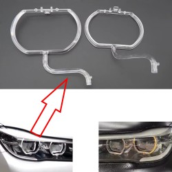 Fibra Ottica Policarbonato Destro DRL BMW Serie 7 G11 G12 LOW Ricambio Faro Led Acrylic Tube Guide Strip Light