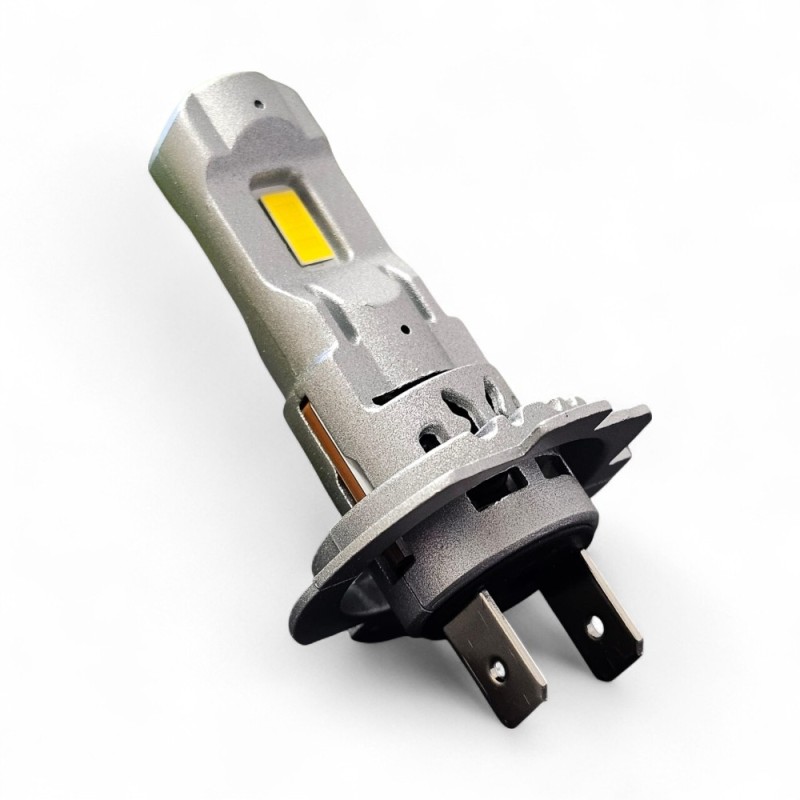 Lampade Led H7 CORTE con VENTOLA 4000K Gialle Canbus Stessa Misura Originale REVOLUTION