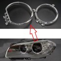Fibra Ottica Policarbonato Sinistro DRL BMW Serie 5 F10 F18 Ricambio Faro Led Acrylic Tube Guide Strip Light