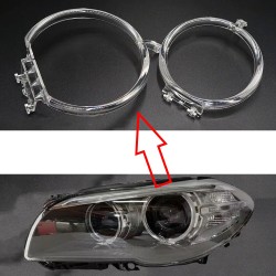 Fiber Optic Polycarbonate Left DRL BMW 5 Series F10 F18 Replacement Headlight LED Acrylic Tube Guide Strip Light
