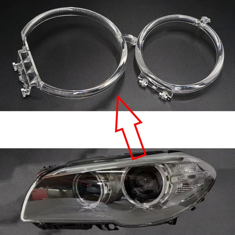Fibra Ottica Policarbonato Sinistro DRL BMW Serie 5 F10 F18 Ricambio Faro Led Acrylic Tube Guide Strip Light