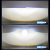 FASCIO LUMINOSO Proiettori Bi-Led + Laser Mini H4 Lenticolari All In One 160W