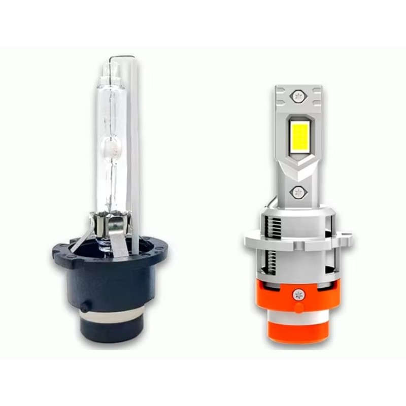 stessa forma xenon Kit Lampade Led D2S Sostituzione Dirette 6000k All In One Plug & Play Dimensione come Originale