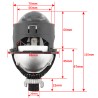 misure Proiettore Lenticolare 2,5 Pollici LED Bi-Led 55w Faro Lente Compatto Senza Centralina