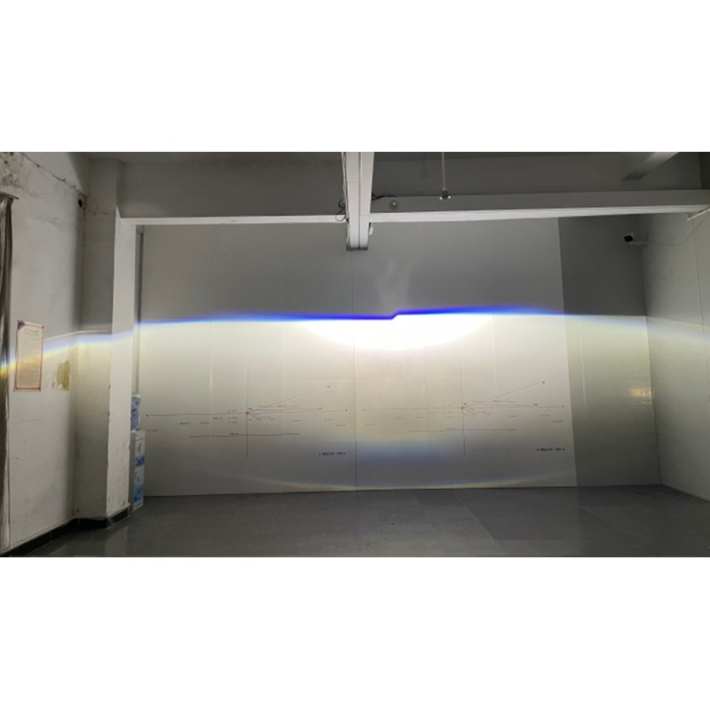 fascio anabbaglianti Proiettore Lenticolare 2,5 Pollici LED Bi-Led 55w Faro Lente Compatto Senza Centralina