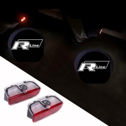 Proiettore Logo Led Sotto Serie R Line Porta Golf Tiguan T-Cross T-Roc