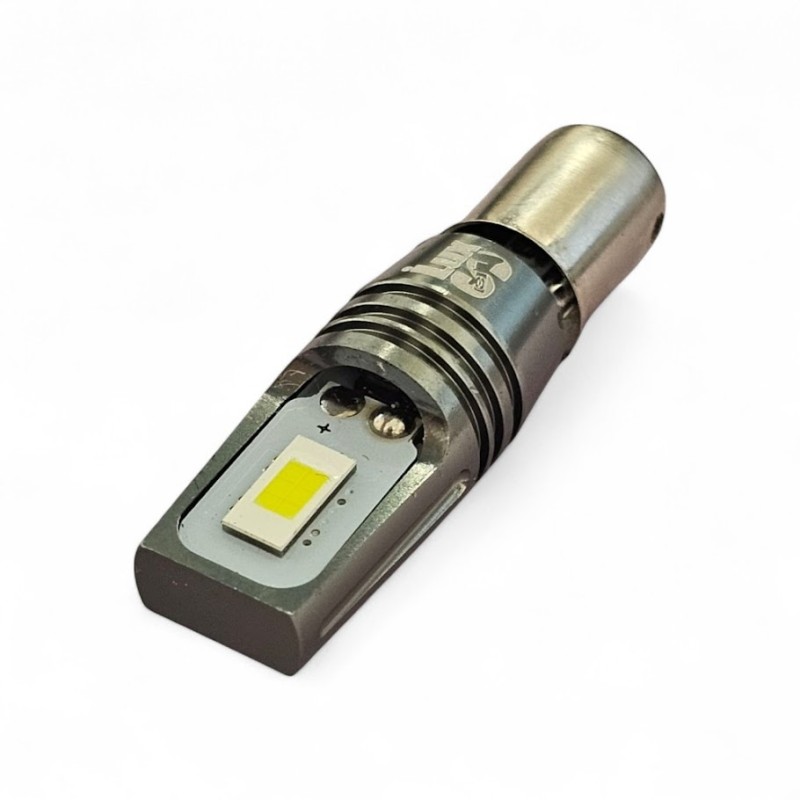 vista superore Lampada BA9S BAX9S H6W H21W Led CSP Super Canbus 6000K