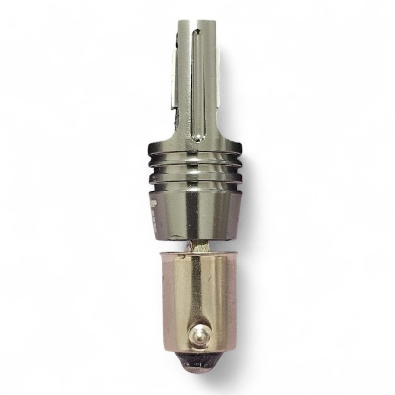 vista laterale Lampada BA9S BAX9S H6W H21W Led CSP Super Canbus 6000K