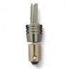 vista laterale Lampada BA9S BAX9S H6W H21W Led CSP Super Canbus 6000K