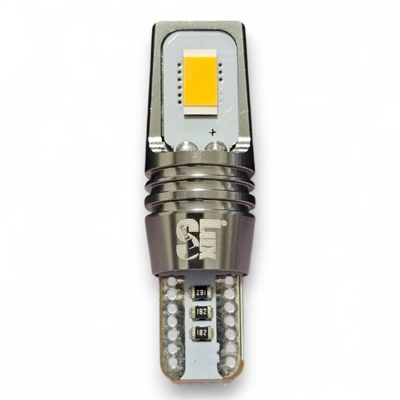 Lampada Led T10 Super Canbus CSP Arancione Freccia Indicatore di Direzione