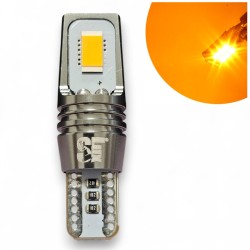 Lampada Led T10 W5W Super Canbus CSP Arancione Freccia Indicatore di Direzione